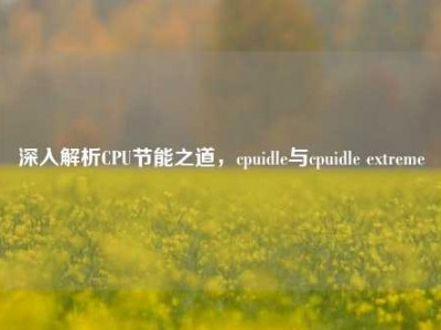 深入解析CPU节能之道，cpuidle与cpuidle extreme