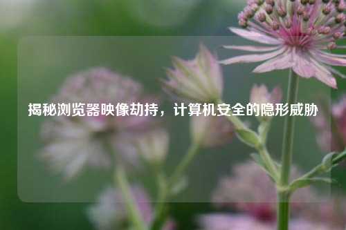 揭秘浏览器映像劫持,计算机安全的隐形威胁