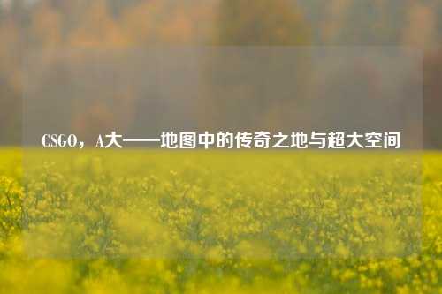 CSGO,A大——地图中的传奇之地与超大空间