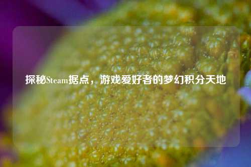 探秘Steam据点,游戏爱好者的梦幻积分天地