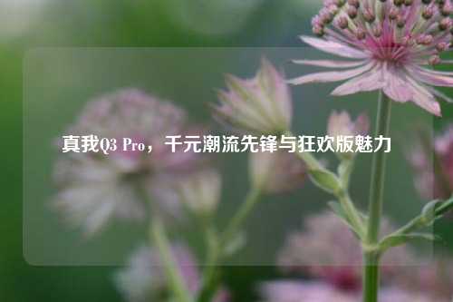 真我Q3 Pro,千元潮流先锋与狂欢版魅力