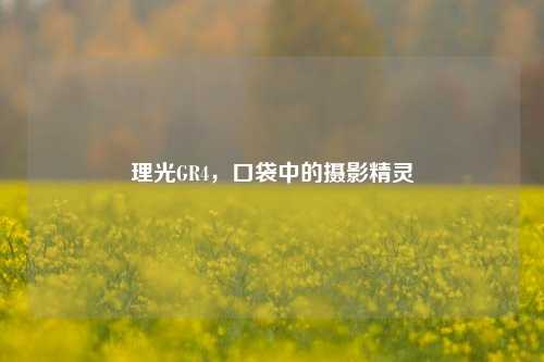 理光GR4,口袋中的摄影精灵