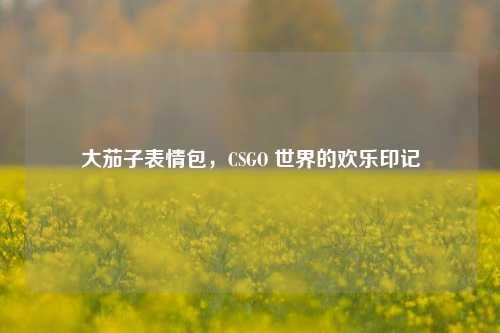 大茄子表情包，CSGO 世界的欢乐印记