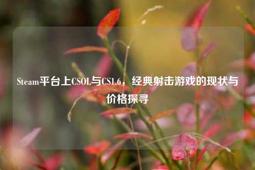 Steam平台上CSOL与CS1.6,经典射击游戏的现状与价格探寻