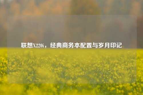 联想X220i，经典商务本配置与岁月印记