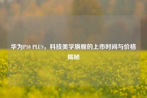 华为P10 PLUS,科技美学旗舰的上市时间与价格揭秘
