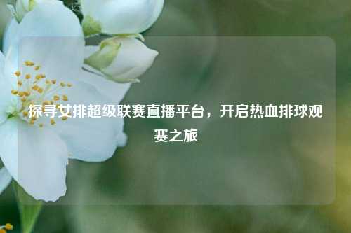 探寻女排超级联赛直播平台,开启热血排球观赛之旅