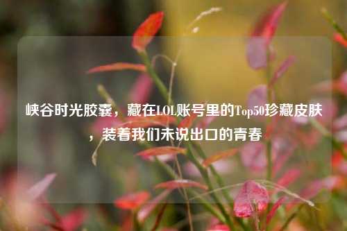 峡谷时光胶囊，藏在LOL账号里的Top50珍藏皮肤，装着我们未说出口的青春