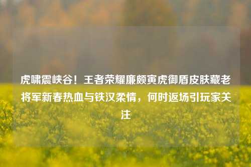 虎啸震峡谷!王者荣耀廉颇寅虎御盾皮肤藏老将军新春热血与铁汉柔情,何时返场引玩家关注