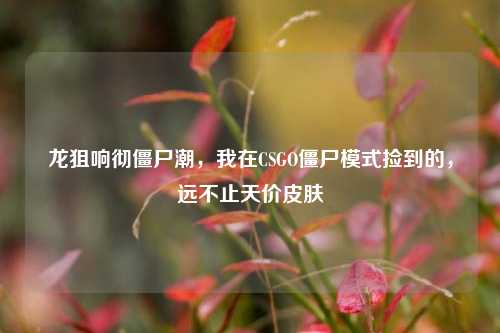 龙狙响彻僵尸潮,我在CSGO僵尸模式捡到的,远不止天价皮肤