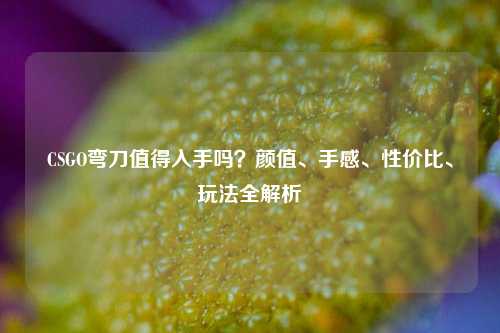CSGO弯刀值得入手吗?颜值、手感、性价比、玩法全解析