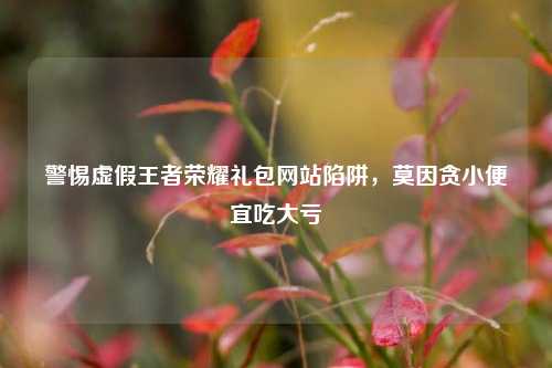警惕虚假王者荣耀礼包网站陷阱，莫因贪小便宜吃大亏
