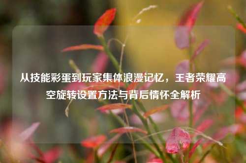 从技能彩蛋到玩家集体浪漫记忆,王者荣耀高空旋转设置方法与背后情怀全解析