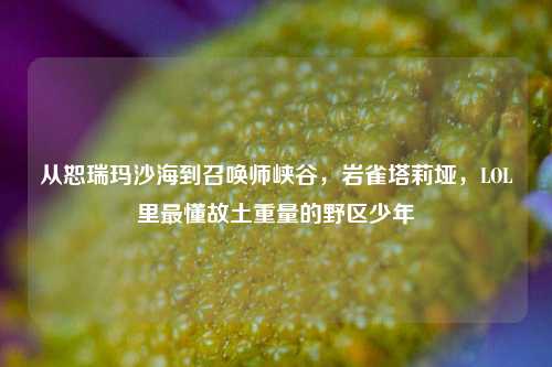 从恕瑞玛沙海到召唤师峡谷，岩雀塔莉垭，LOL里最懂故土重量的野区少年