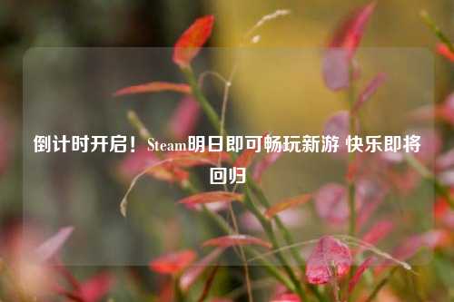 倒计时开启!Steam明日即可畅玩新游 快乐即将回归