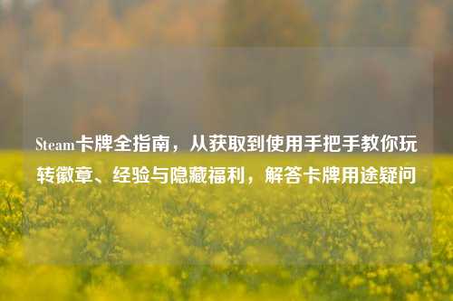 Steam卡牌全指南,从获取到使用手把手教你玩转徽章、经验与隐藏福利,解答卡牌用途疑问