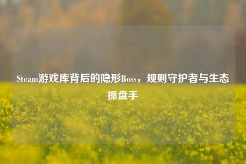Steam游戏库背后的隐形Boss，规则守护者与生态操盘手