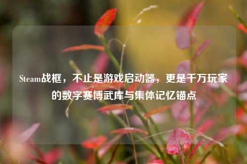 Steam战框,不止是游戏启动器,更是千万玩家的数字赛博武库与集体记忆锚点