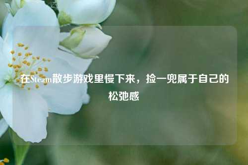 在Steam散步游戏里慢下来，捡一兜属于自己的松弛感