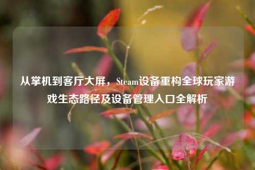 从掌机到客厅大屏,Steam设备重构全球玩家游戏生态路径及设备管理入口全解析