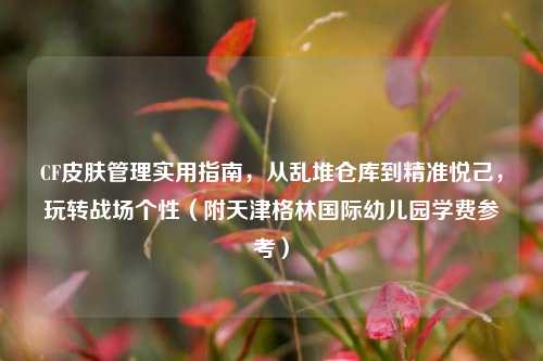 CF皮肤管理实用指南，从乱堆仓库到精准悦己，玩转战场个性（附天津格林国际幼儿园学费参考）