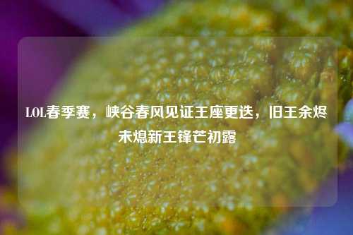LOL春季赛，峡谷春风见证王座更迭，旧王余烬未熄新王锋芒初露