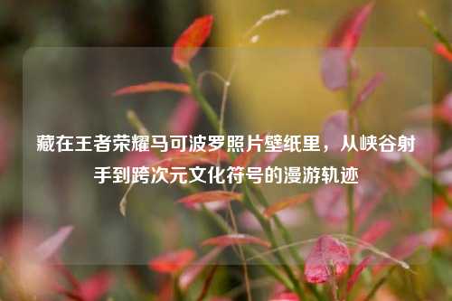 藏在王者荣耀马可波罗照片壁纸里,从峡谷射手到跨次元文化符号的漫游轨迹