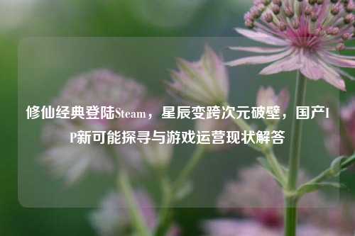 修仙经典登陆Steam，星辰变跨次元破壁，国产IP新可能探寻与游戏运营现状解答