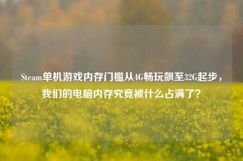 Steam单机游戏内存门槛从4G畅玩飙至32G起步，我们的电脑内存究竟被什么占满了？