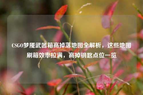 CSGO梦魇武器箱高掉落地图全解析，这些地图刷箱效率拉满，高掉钥匙点位一览