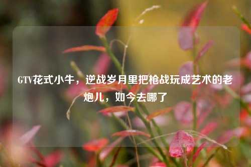 GTV花式小牛,逆战岁月里把枪战玩成艺术的老炮儿,如今去哪了