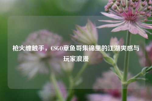 枪火缠触手，CSGO章鱼哥集锦里的江湖爽感与玩家浪漫
