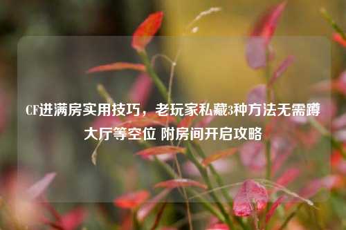 CF进满房实用技巧，老玩家私藏3种方法无需蹲大厅等空位 附房间开启攻略