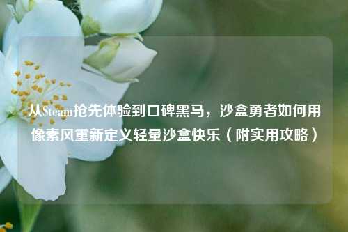 从Steam抢先体验到口碑黑马，沙盒勇者如何用像素风重新定义轻量沙盒快乐（附实用攻略）