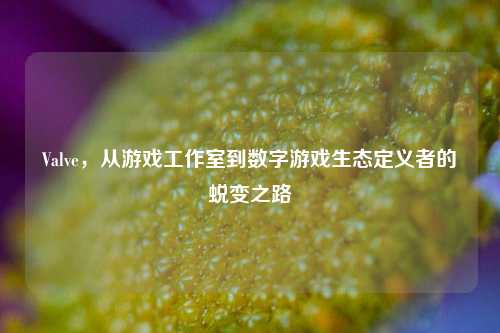 Valve,从游戏工作室到数字游戏生态定义者的蜕变之路