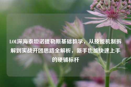LOL深海泰坦诺提勒斯基础教学，从技能机制拆解到实战开团思路全解析，新手也能快速上手的硬辅标杆