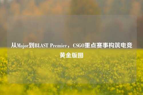 从Major到BLAST Premier，CSGO重点赛事构筑电竞黄金版图
