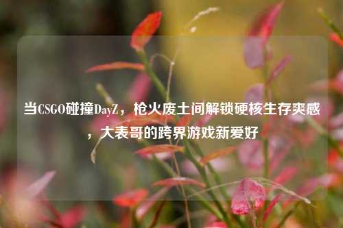 当CSGO碰撞DayZ,枪火废土间解锁硬核生存爽感,大表哥的跨界游戏新爱好