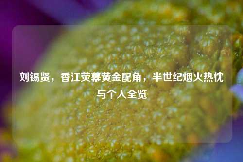 刘锡贤，香江荧幕黄金配角，半世纪烟火热忱与个人全览