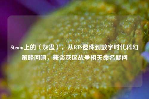 Steam上的〈灰蛊〉,从RTS遗珠到数字时代科幻策略回响,兼谈灰区战争相关命名疑问