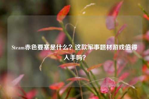 Steam赤色要塞是什么？这款军事题材游戏值得入手吗？